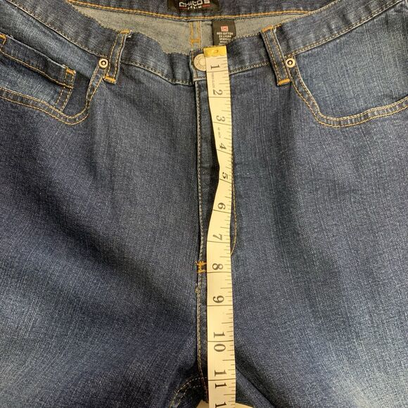 Chico's Jeans Women's Size 2 (12) Define Me Straight High Rise Stretch Comfort - Picture 6 of 8